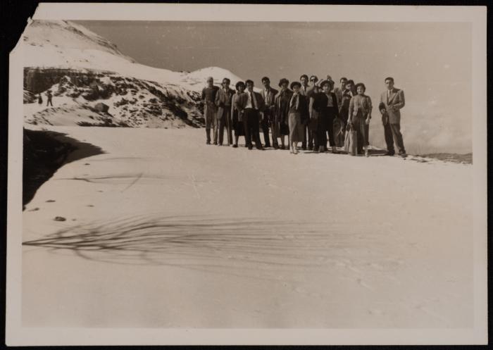 AUB Students on a Trip to the Mountains, Beirut, 1953