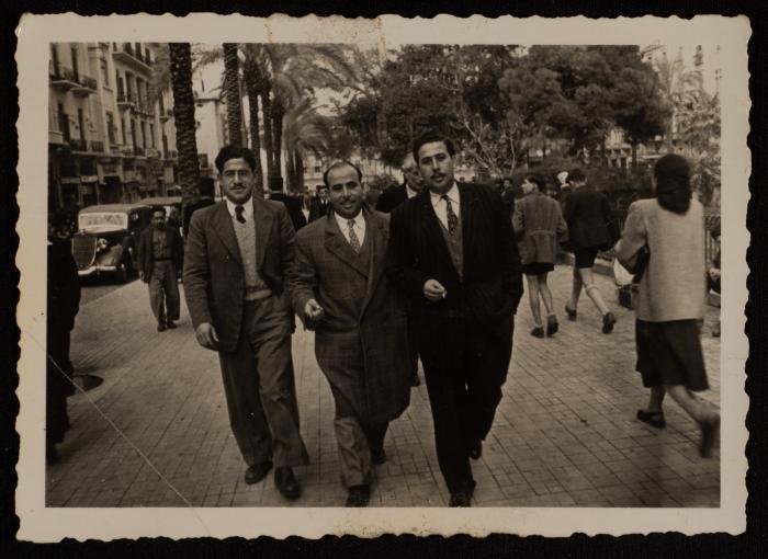 Hani Khoury, Shafic and Labib Costandi, Beirut, 1950