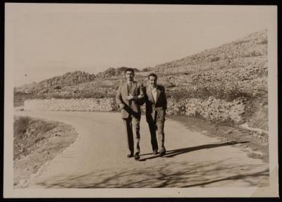 Mounir Atala and Emil Costandi, Beirut, 1953