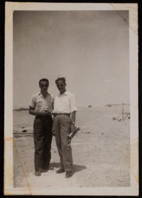 Emil Costandi and Jiryas Khleif, Qatar, 1949
