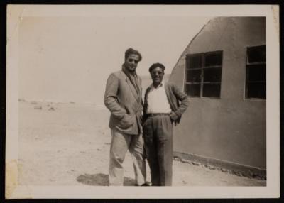 اميل بليطة وخليل سعادة، قطر، 1949