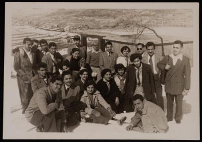 AUB Students on a Trip to the Mountains, Beirut, 1953