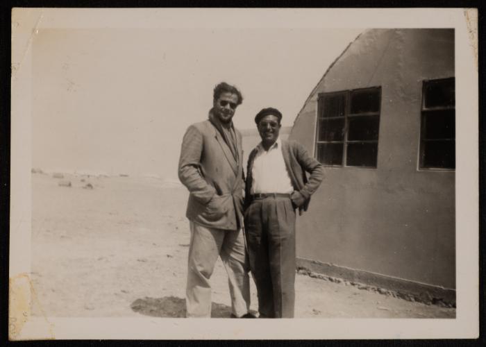 اميل بليطة وخليل سعادة، قطر، 1949