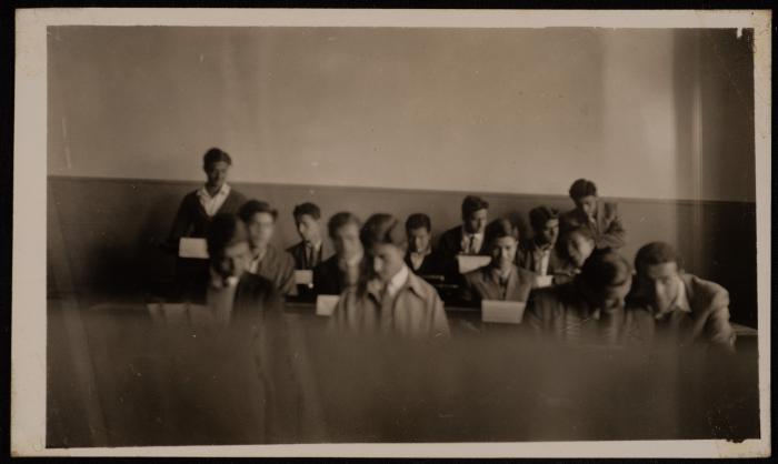 Students from al-Amiriya School in Yafa, 1947-1948