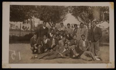 Students from al-Amiriya School in Yafa, 1947-1948