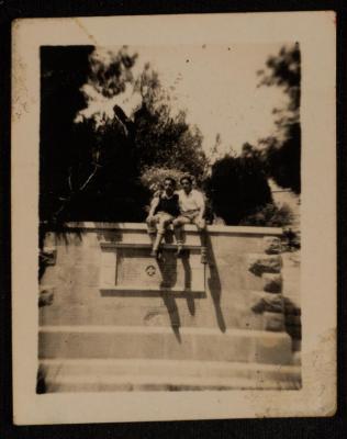 Emil Costandi and Yervant Kavafian, Jerusalem, 1 February 1945
