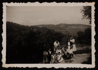 Emil Costandi with Friends and Family, Lebanon, 1948