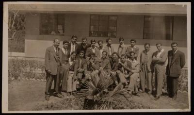 Commercial Branch Graduates at al-Amiriya School, Yafa, 1947-1948