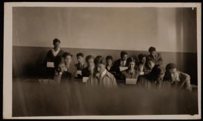 Students from al-Amiriya School in Yafa, 1947-1948