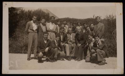Students and Staff from al-Amiriya School in Yafa, 1947-1948