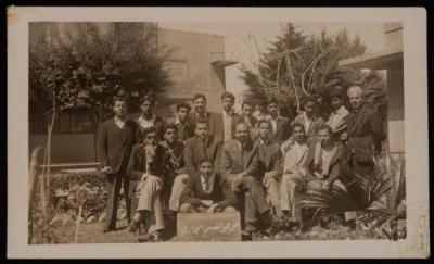Commercial Branch Graduates at al-Amiriya School, Yafa, 1947-1948