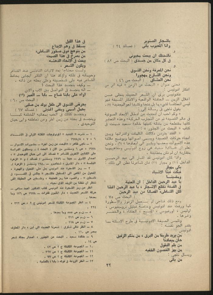 Issue 8 of al-Jadeed Magazine, August 1980