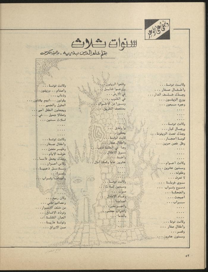 Issue 3 of al-Jadeed Magazine, March 1981
