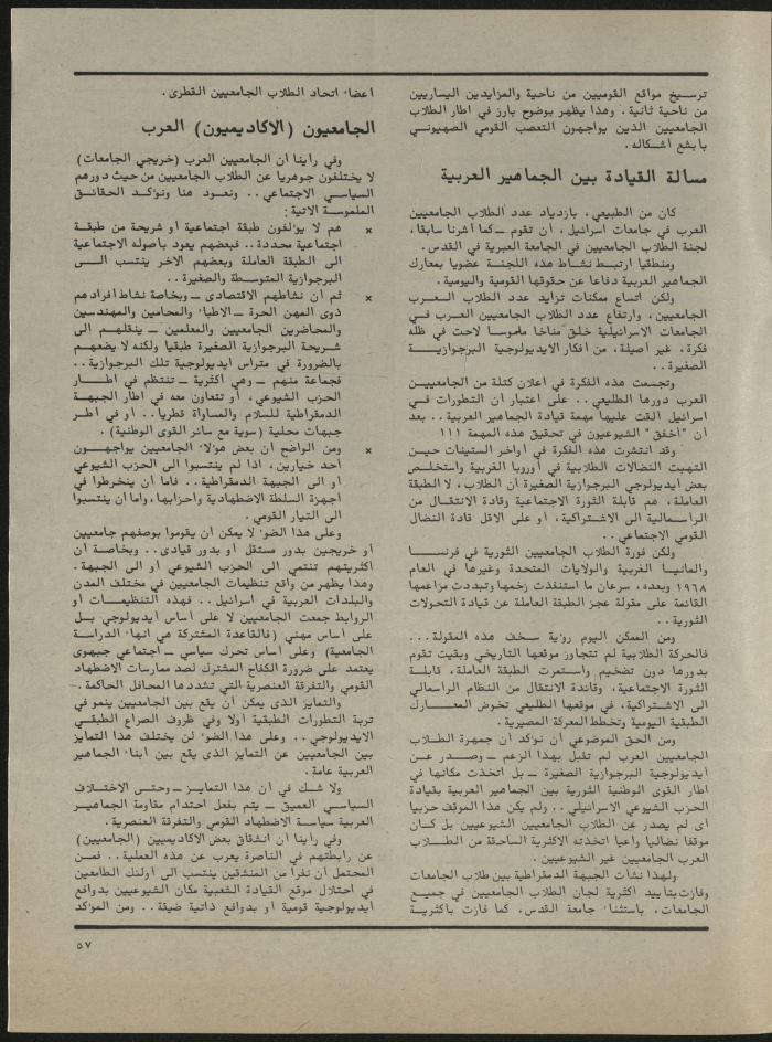 Issues 1 and 2 of al-Jadeed Magazine, January- February 1982