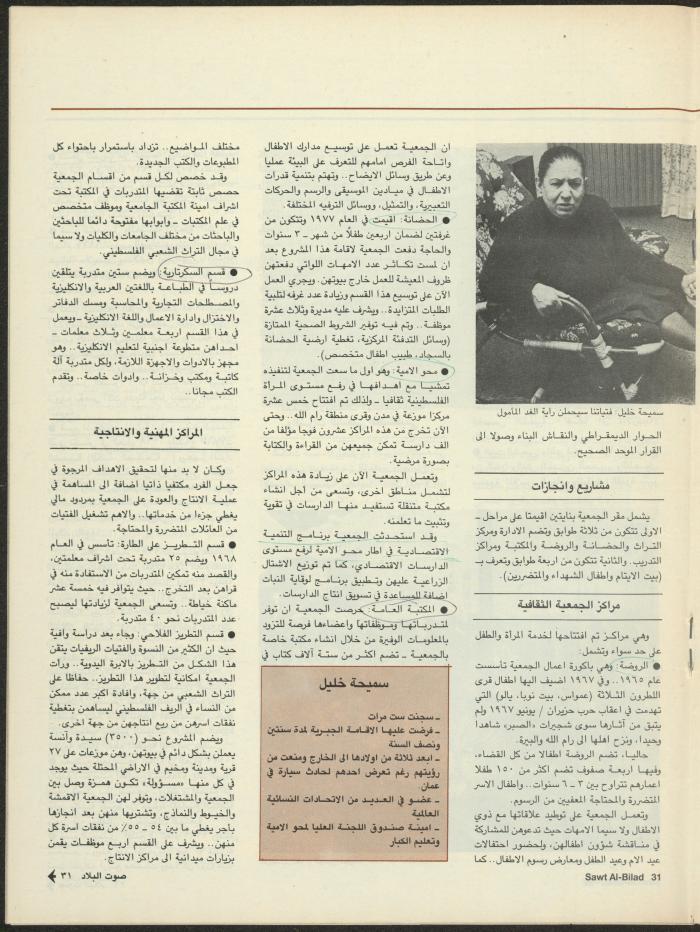 Issue 128 of Sawt al-Bilad Magazine, 21- 28 May 1987