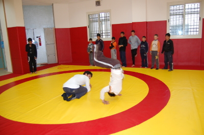 A Glimpse of a Training Held by the Palestinian Circus School in Hebron 