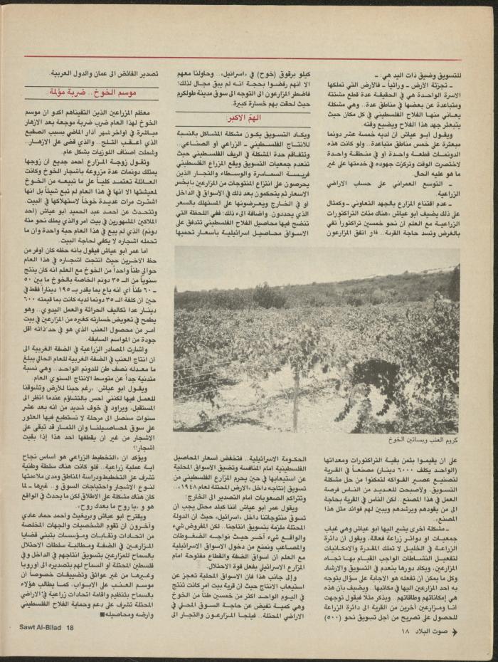 Issue 135 of Sawt al-Bilad Magazine, 1- 8 September 1987