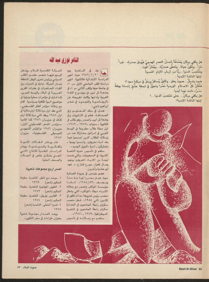 Issue 138 of Sawt al-Bilad Magazine, 29 September- 6 October 1987