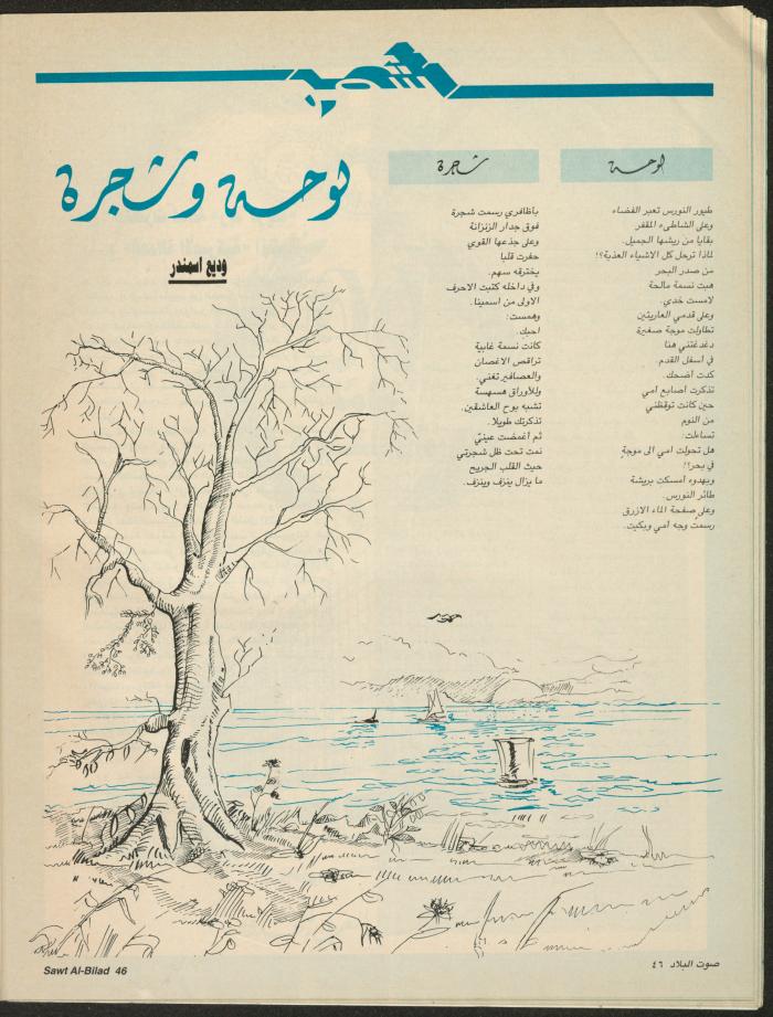 Issue 141 of Sawt al-Bilad Magazine, 3- 10 November 1987