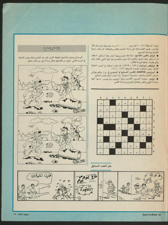 Issue 141 of Sawt al-Bilad Magazine, 3- 10 November 1987