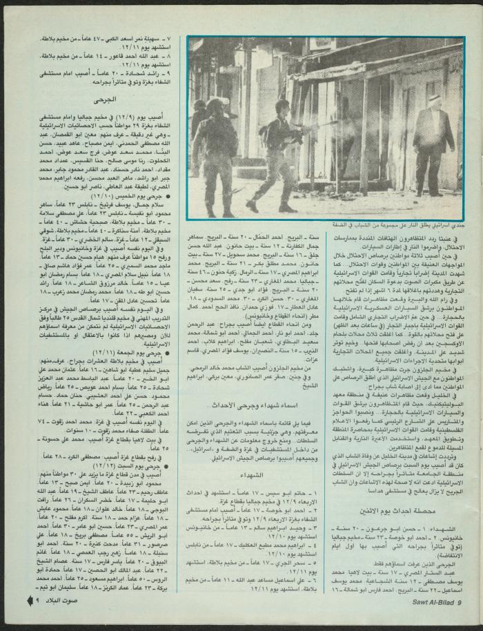 Issue 144 of Sawt al-Bilad Magazine, 22- 29 December 1987