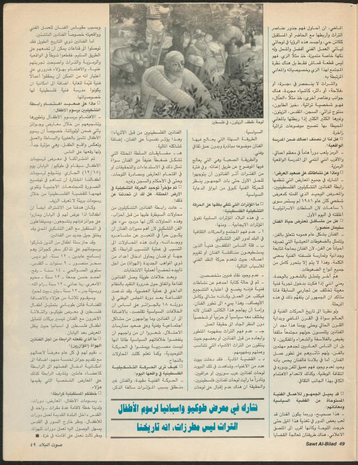 Issue 144 of Sawt al-Bilad Magazine, 22- 29 December 1987