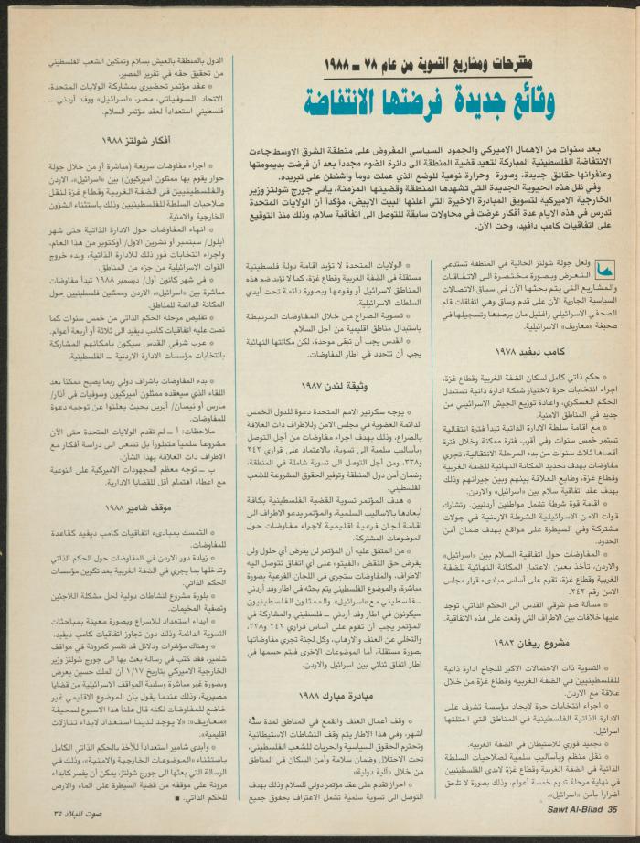 العدد 148 من مجلة صوت البلاد، 8-15 آذار 1988