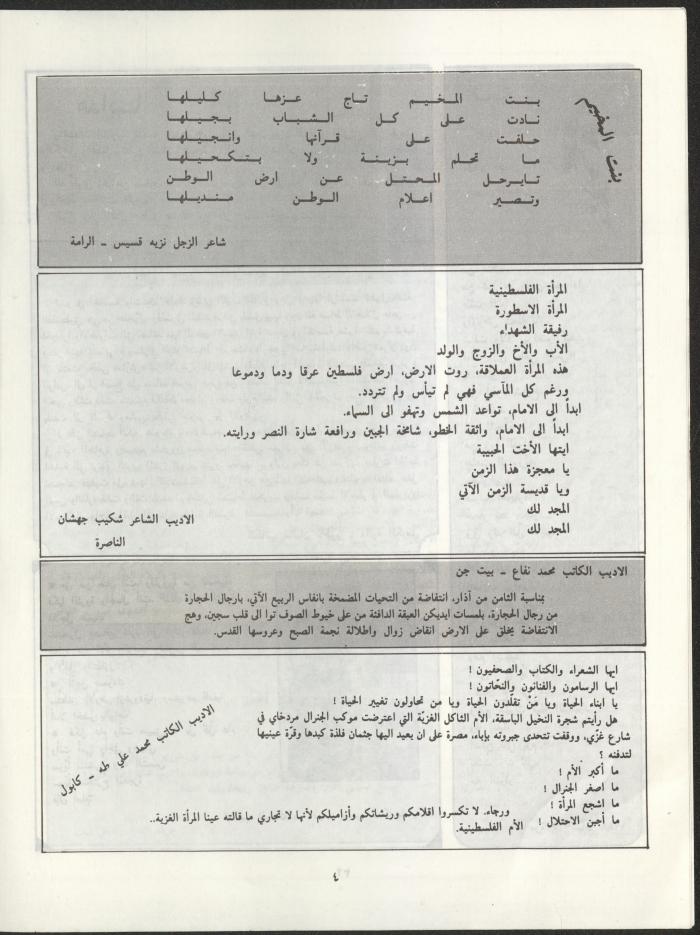 Al-Miqla' Magazine, March 1988