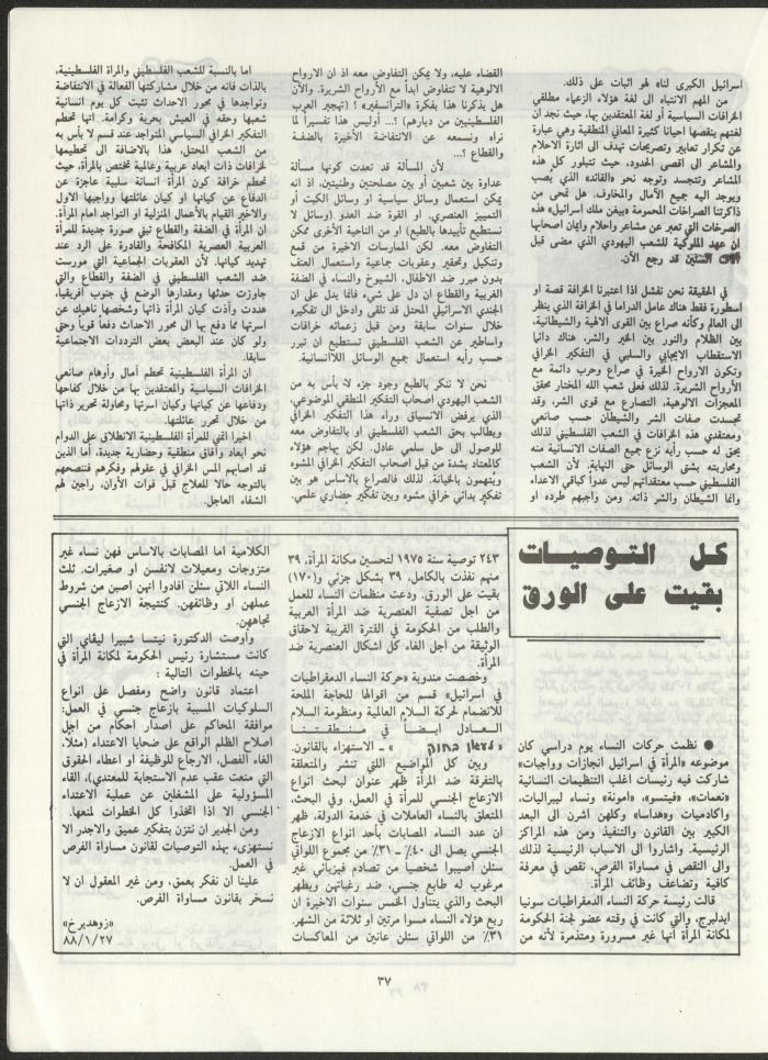 Al-Miqla' Magazine, March 1988