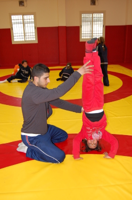 A Glimpse of a Training Held by the Palestinian Circus School in Hebron 