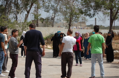 A Glimpse of a Training Held by the Palestinian Circus School in Hebron 