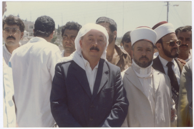 Clergymen at Shaheed Omar al-Qasim