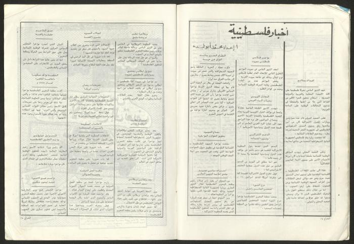 العدد 37 من مجلة الشراع، آذار 1982 