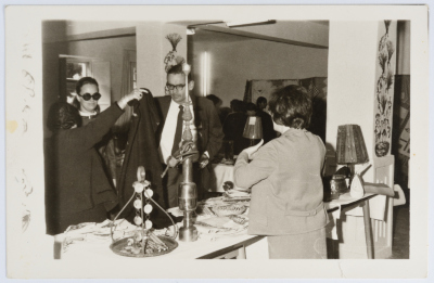 بازار في مقر الاتحاد النسائي العربي في رام الله 