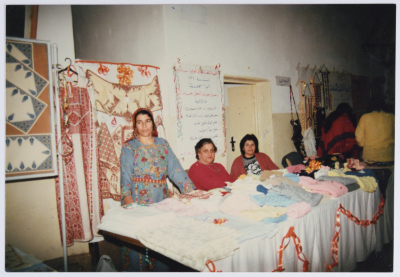 A bazaar held by the Arab Women