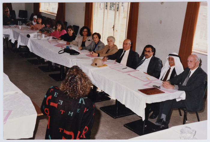 Charities Meeting in Birzeit with the Presence of Elin ʿaqel and Widad Salah