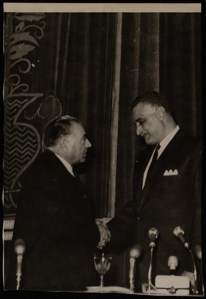 يحيى حمودة مع جمال عبد الناصر، 1960- 1969