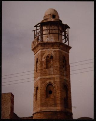 مئذنة الجامع الكبير، المجدل عسقلان، 1984