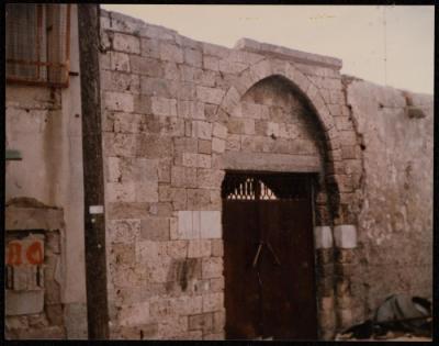 The Entrance to the Grand Mosque, al-Majdal Asqalan, 1984 