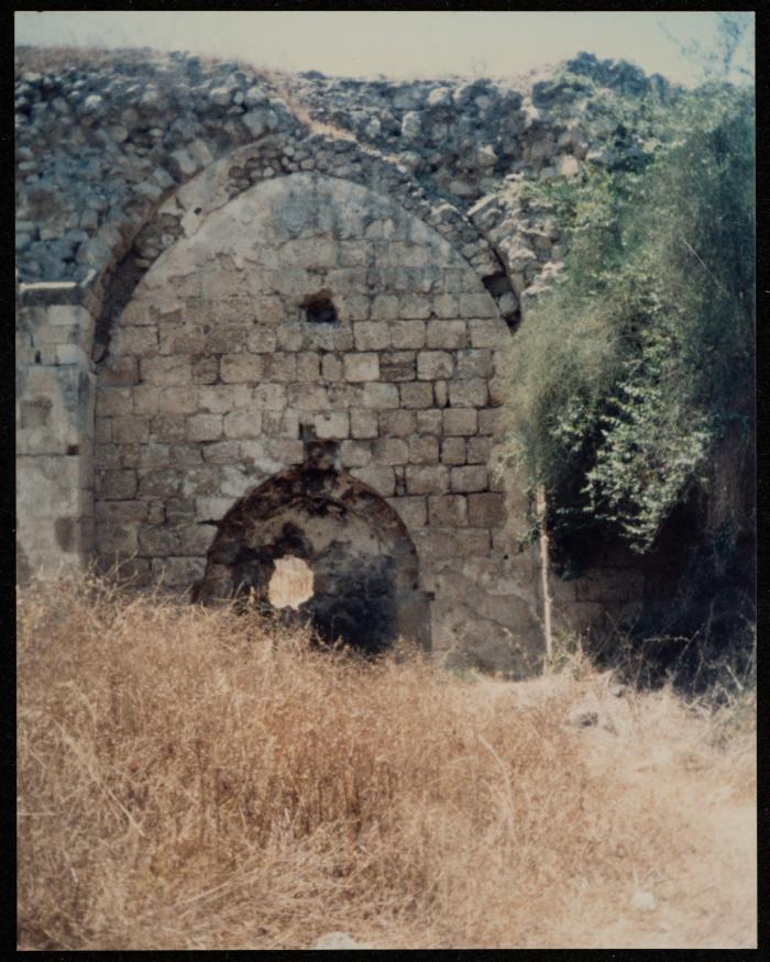 محراب الجامع الأبيض، الرملة، 1986