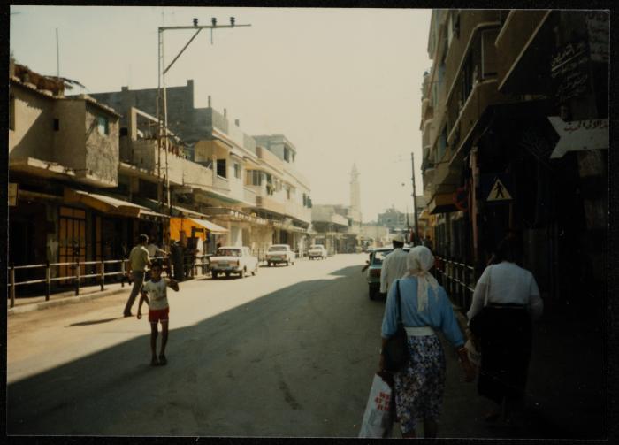 Omar al-Mukhtar Street, Gaza, 1980- 1989