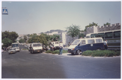 IOF Police Cars on the Day of Shaheed Omar al-Qasim