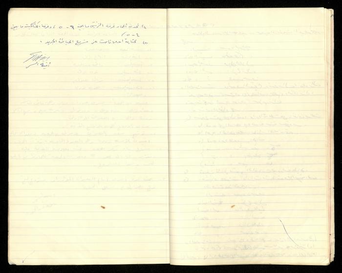 Minutes of the Meetings of al-Murabitat Charitable Society, Qalqilya, 1965-1970