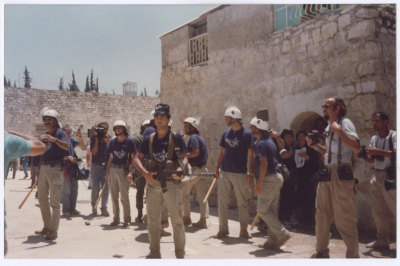 IOF and Journalists, Jerusalem, 6 June 1989