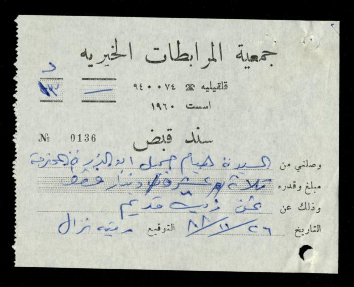 A File on the Sewing Workshop of al-Murabitat Charitable Society, Qalqilya, 1979-1991