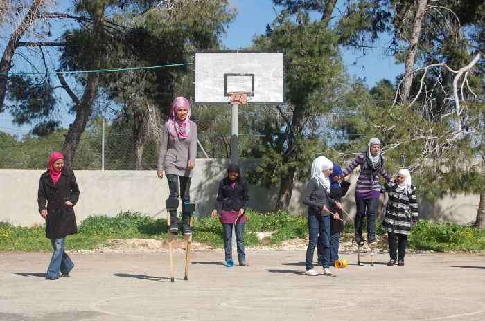 A Photograph of the PCS's Rehearsal in Jenin, 2011