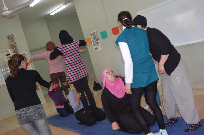 A Photograph of the PCS's Rehearsal in Jenin, 2011