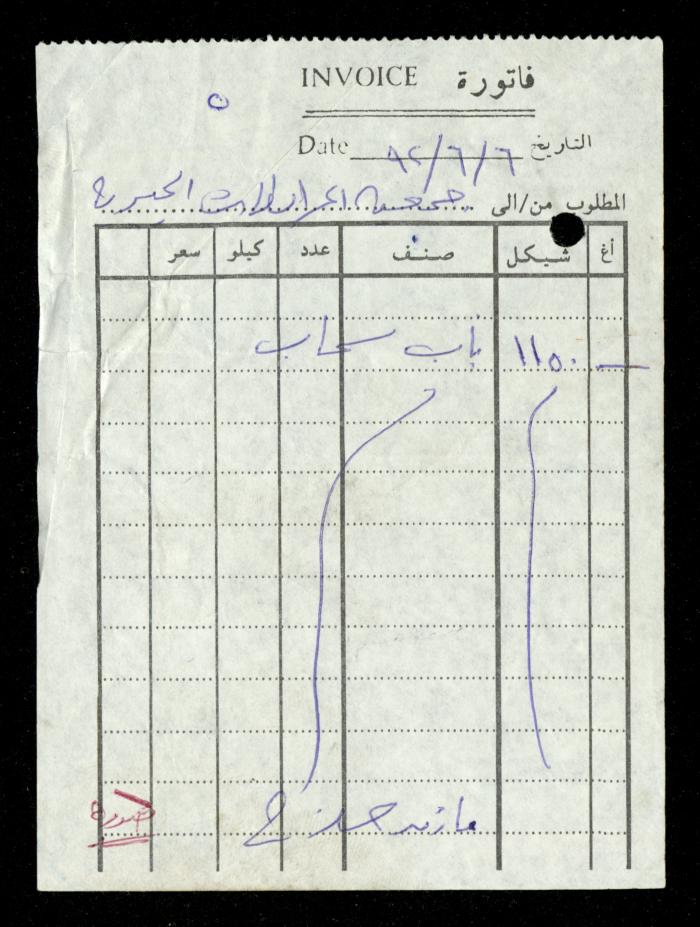 ملف مصروفات الصم من مؤسسة أنيرا، أرشيف جمعية المرابطات الخيرية، 1990-1992