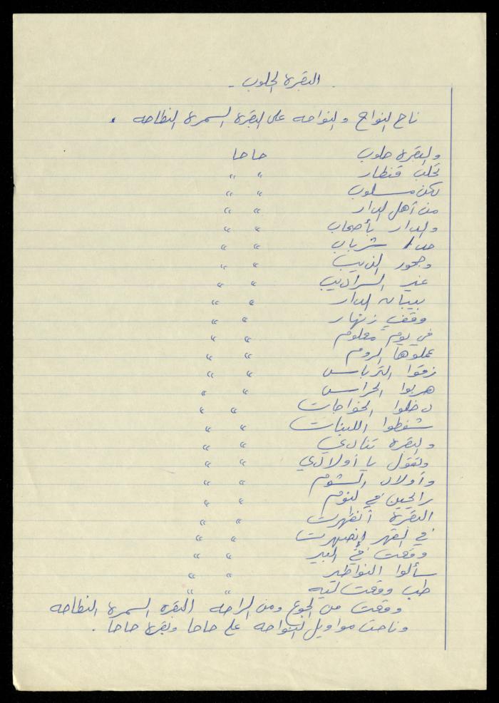 أناشيد تخص جمعية المرابطات الخيرية، 1995