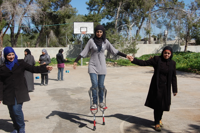 A Photograph of the PCS's Rehearsal in Jenin, 2011